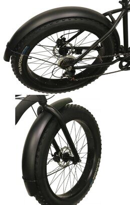 Крылья на Фэт байк ( Fat bike), металлические, полноразмерные. На 26"